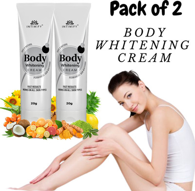 INTIMIFY Body Whitening Cream Beauty Face Body gora hone or karne ki cream Pack of 2(20 g)