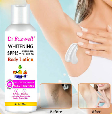 Dr.bozwell Advanced White Glow Skin Whitening & Brightening Body Lotion pack of- 2(100 ml)