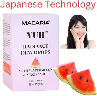 MACARIA YUII Watermelon Dewy Melon Radiance Complex By Japanese Technology(30 ml)