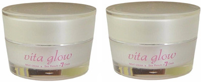 vita glow Night Cream For Skin Whitening , Pack of 2.(30 g)