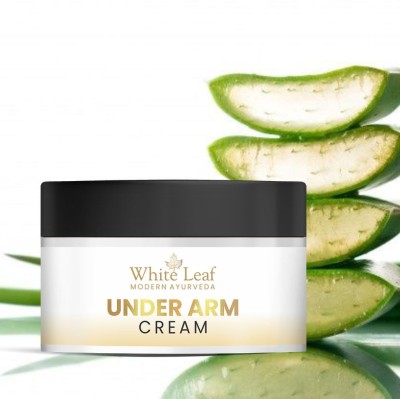 White Leaf Underarm Whitening Cream For Lighten And Brighten Under Arms Skin With Avocado(50 g)