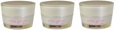 vita glow Night Cream For Skin Brightening ( Pack of 3 ).(30 g)