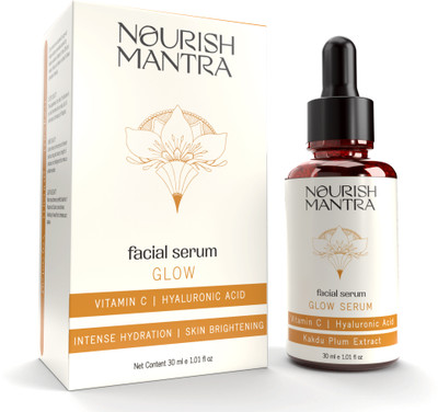 Nourish Mantra Glow Face Serum With Vitamin C & Vitamin E For Skin Brightening(30 ml)