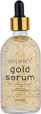 SWISS BEAUTY Advanced Age Defying Face Serum With 24K Gold | (Cruelty Free)(100 ml)