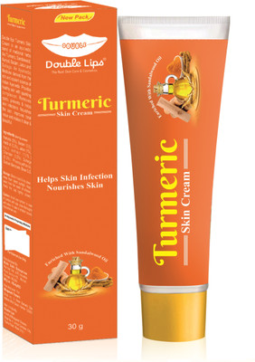 DOUBLE LIPS Marksrid Turmeric Cream With Organics Actives Cream 30 Grm Pack of 1(30 ml)