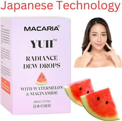MACARIA YUII Watermelon Fresh Glow Niacinamide Drops By Japanese Technology(30 ml)