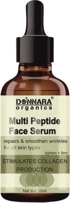 Donnara Organics Multi Peptide Face Serum for Repair & Smoothen Wrinkles (30ml) Pack of 1(30 ml)