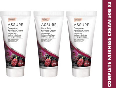 ASSURE Complete Fairness Cream Enriched with Mulberry, Saxifraga & Grape Extracts_150g(150 g)