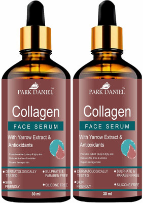 PARK DANIEL Collagen Face Serum for Soft & whitening Skin | All Skin Types (30ml) Pack of 2(60 ml)
