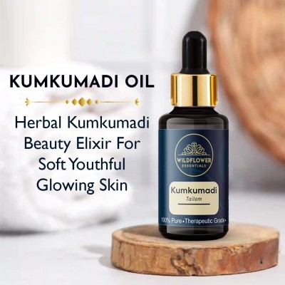 Wildflower essentials Kumkumadi Oil Herbal Kumkumadi Beauty Elixir For Soft Youthful & Glowing Skin(30 ml)