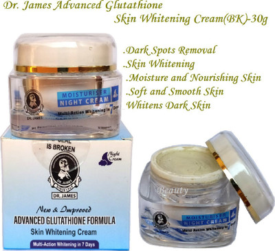 DR JAMES Advanced night Cream For Acne And Scar Removal(BK)(30 g)