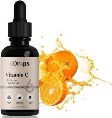 6Drops Advance Vitamin C Serum For Skin Brightening anti aging and Refreshing Serum(30 ml)