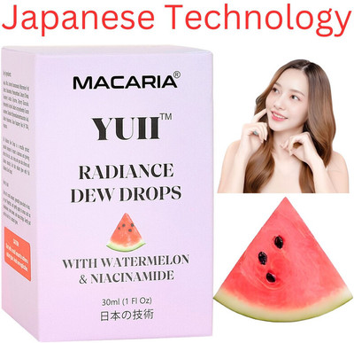 MACARIA YUII Watermelon Radiant Melon Essence Serum By Japanese Technology(30 ml)