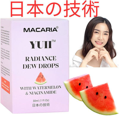 MACARIA Yuii Watermelon Glow Drops Niacinamide Facial Serum By Japanese Technology(30 ml)