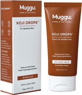 Muggu Skincare Koji Drops™ Cream for Dark Body Parts Like Underarms, Knees, Face(50 g)