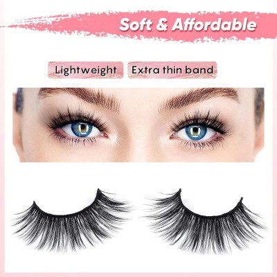 BLUEMERMAID NATURAL LOOK 3D FALSE EYELASHES FOR EYE MAKEUP(Pack of 1)