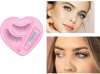 THTC ADHESIVE LIGHT EYELASHES 1 PAIR(Pack of 1)