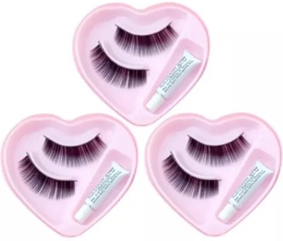 ADJD 5D Synthetic False Eye Lashes(Pack of 3)