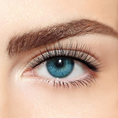 Libline Fake Eyelash Long Natural Eyelashes(Pack of 2)