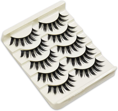 Scheibe 5 Pairs Handmade False Eyelashes(Pack of 5)