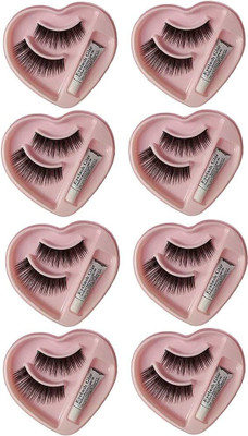 Liptick Few a mint apply eyelashes pack of 8(Pack of 8)