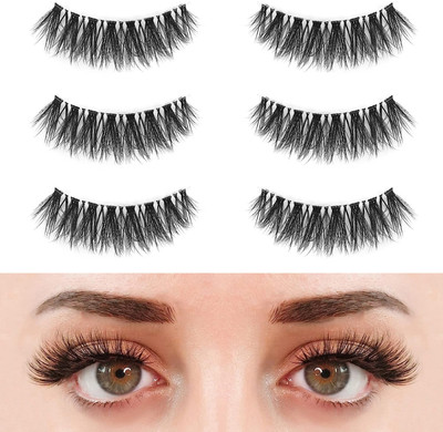 Amaryllis 3 Pairs Eyelashes-You Complete Me | Natural Look(Pack of 3)
