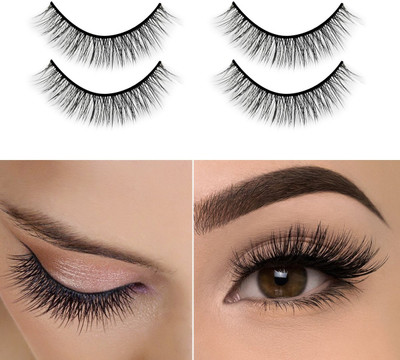 Amaryllis Natural Eyelashes Natural Look Eyelashes Soft Fake Lashes Pack OF 2(Pack of 2)