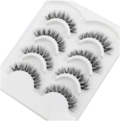 Bombay Vanity 4 Pairs False Eyelashes Set Natural 3d Fake Eyelash (Flutter)(Pack of 1)