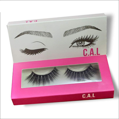 C.A.L. Los Angeles False Eyelash Natural 3D Volume Eyelashes(Pack of 1)