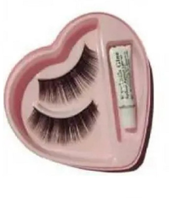 CATERINACHIARA False Eye lashes With Glue (Pack of 1)...(Pack of 1)