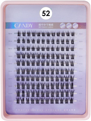 COSLUXE PROFESSIONAL Lash Clusters Eyelash Extensions 200 PCS C Eyelashes Clusters- No-52- 10-12-14mm(Pack of 1)