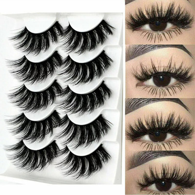 Latixmat False Eyelashes-Set of 5(Pack of 5)