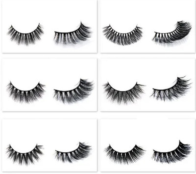 HUZURLU Proffessional Best Eyelashes Combo(Pack of 6)