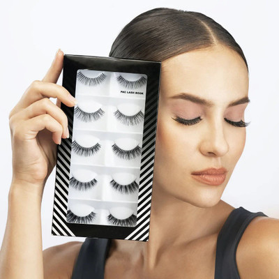 Kesrin 5-Pair False Eyelashes - 3D Faux Mink Lashes for Eye Makeup(Pack of 5)