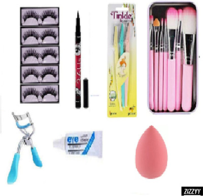 zizzyy EYELASH COMBO(Pack of 19)