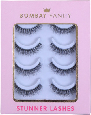 Bombay Vanity Premium Quality Luxury 3d Mink Fairy False Eyelashes in 4 Pair(Pack of 4)