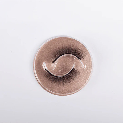 bobi Reusable Waterproof 10mm Synthetic Hair Natural 3D Volume Eyelashes - 8 Pair(Pack of 1)