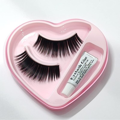 GFSU - GO FOR SOMETHING UNIQUE Natural Thick Eyelashes Reusable Cruelty-Free Eyelash(Pack of 1)