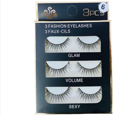 glam more 3 pair eyelashes a06(Pack of 1)