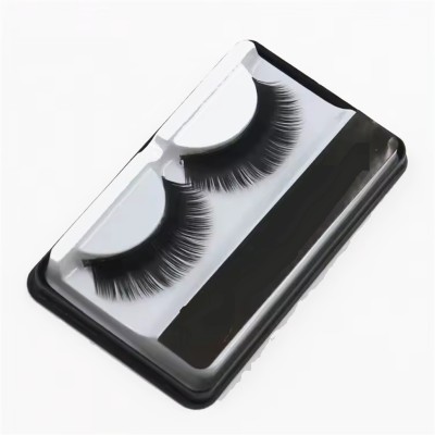 ADJD Soft Natural Black Thick Long False Eyelashes(Pack of 1)