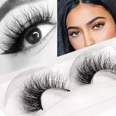 Herrlich False-Fake Eyelashes With glue Super Long Thick Curly False Eyelashes(Pack of 1)