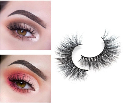 USBK False Lashes Natural Look False Eyelashes(Pack of 1)