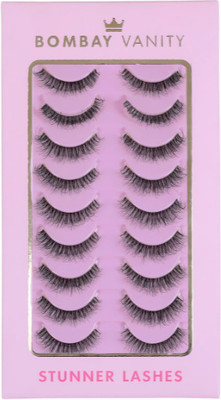 Bombay Vanity Premium Quality Luxury 3d Mink Day Bride False Eyelashes in 10 Pair(Pack of 10)
