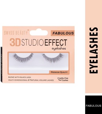 SWISS BEAUTY 3D STUDIO EFFECT EYELASH FABULOUS(Pack of 2)