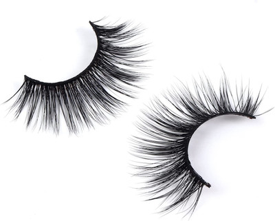 BLUEMERMAID Perfect 3D False Eyelashes Hand-made Natural Long Cross False Lashes for Makeup(Pack of 1)