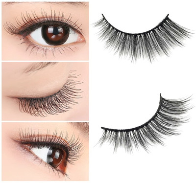 BLUEMERMAID Eyelashes 3D Studio Effect For Women & Girls(Pack of 1)