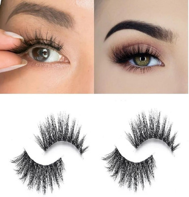 CATERINACHIARA new Combo of Eyelash Curler and False Eyelashes(Pack of 1)