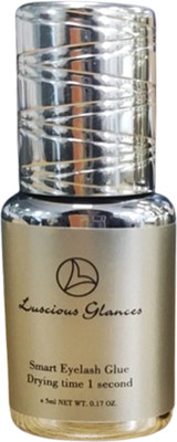 luscious glances 1 second low humidity waterproof & sensitive lash glue 10 ml(Pack of 1)
