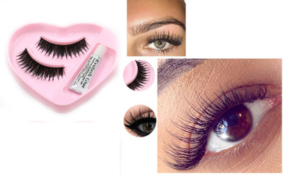 Aylily Thick Long False Eyelashes Fake Eye Lashes Voluminous Makeup Eyelashes(Pack of 1)