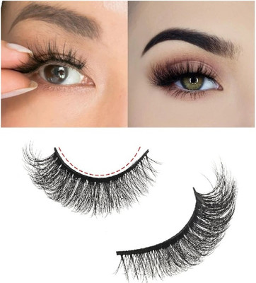 USBK Eye Fluffy Curl Accent Lashes Set for Makeup(Pack of 1)